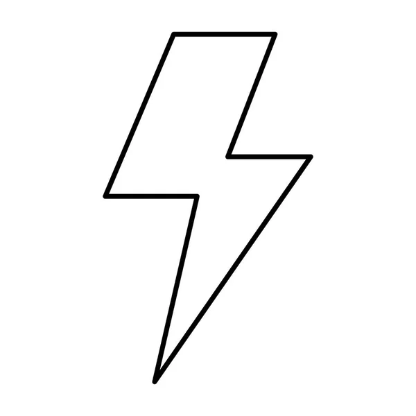 Paprsek Power izolovaný ikona — Stockový vektor
