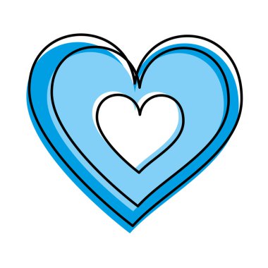 Aşk Sevgililer günü kalpleri simgesi sembolü