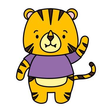 Sevimli hayvan çizgi filmi