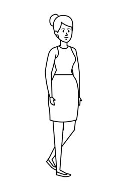 güzel genç kadın karakter