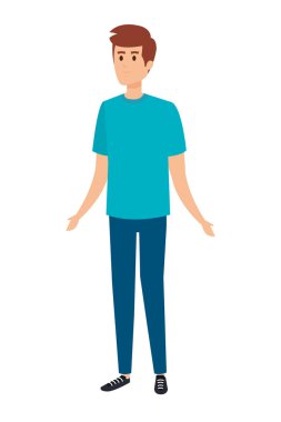 genç adam avatar karakter