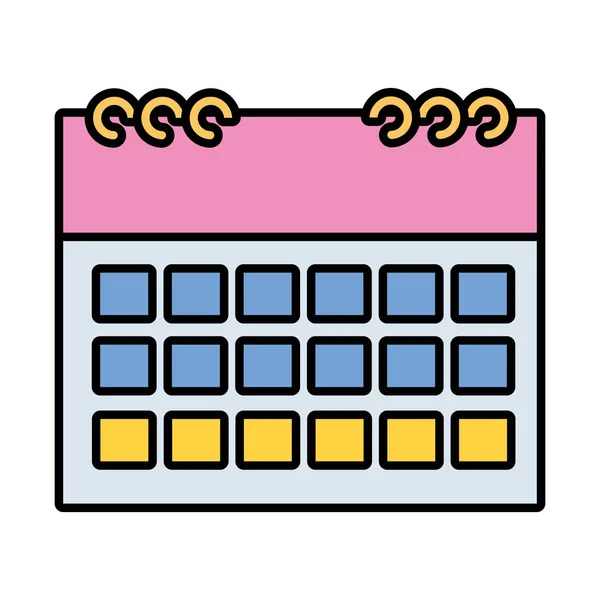 Plán připomenutí kalendáře — Stockový vektor