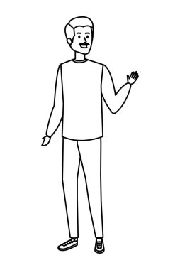 genç adam avatar karakter