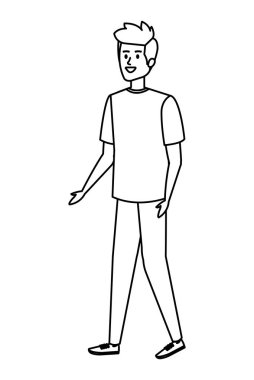 genç adam avatar karakter