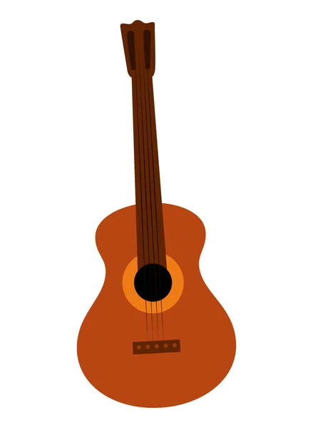 Icono del instrumento musical de guitarra — Vector de stock