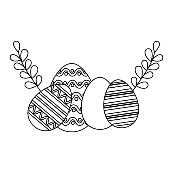 Felices huevos de Pascua — Vector de stock