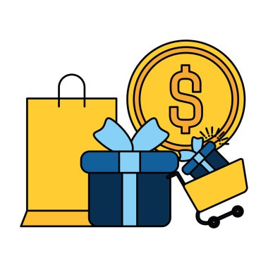 Çevrimiçi alışveriş kavramı