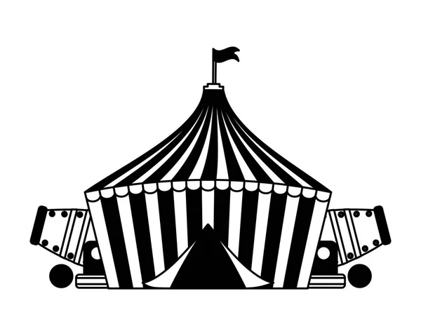 Circus szórakoztató tisztességes — Stock Vector