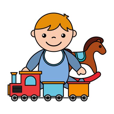 bebek çocuk sallanan at treni oyuncaklar