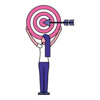kadın tutan hedef başlangıç iş