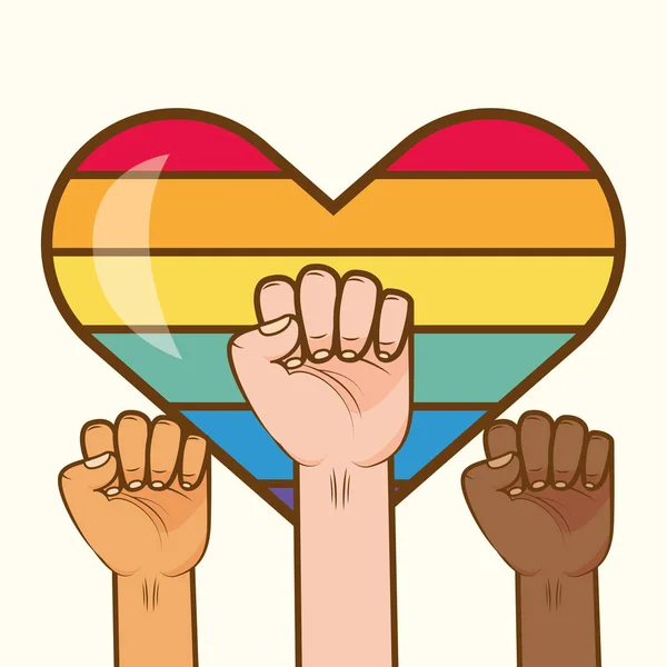 HBT Pride kärlek — Stock vektor