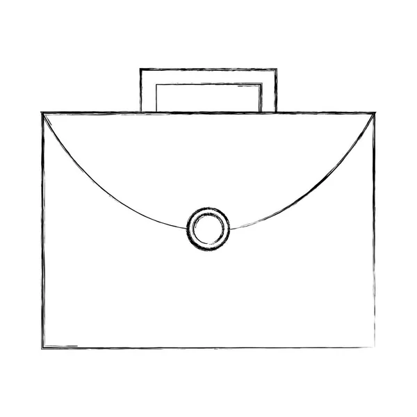 Portefeuille mallette icône isolée — Image vectorielle
