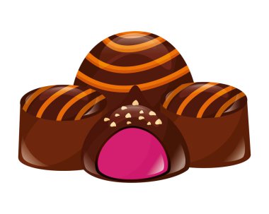 tatlı şekerler çikolata dolması karamel