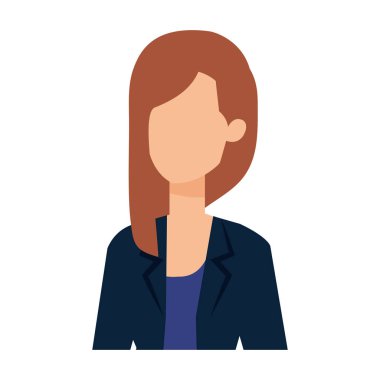 şık iş kadını avatar karakter