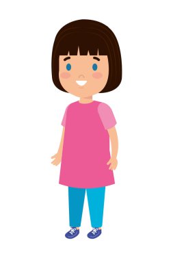 küçük kız çocuk karakter