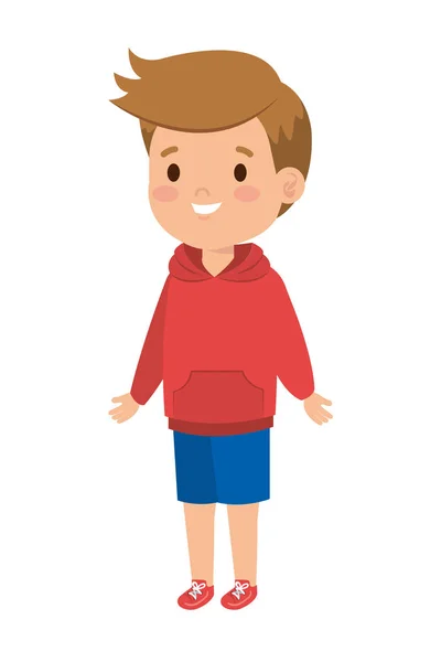 Little boy kid character — Stock Vector