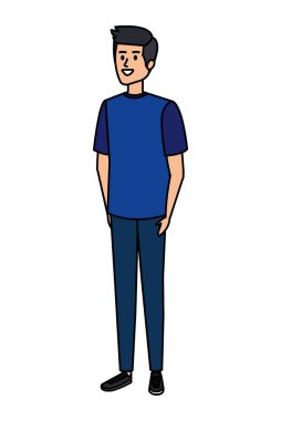 genç adam avatar karakter