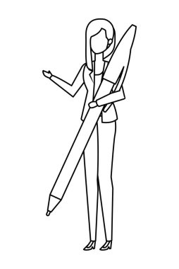 kalem ile zarif iş kadını