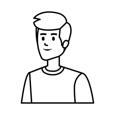 genç adam avatar karakter