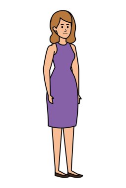 güzel genç kadın karakter