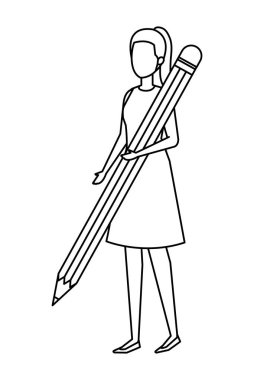 kalem ile zarif iş kadını