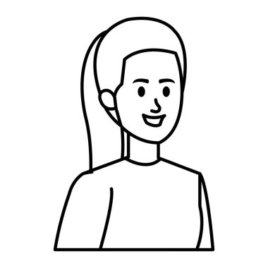 güzel genç kadın karakter