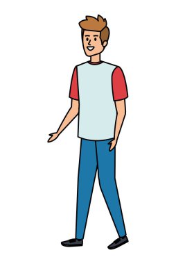 genç adam avatar karakter