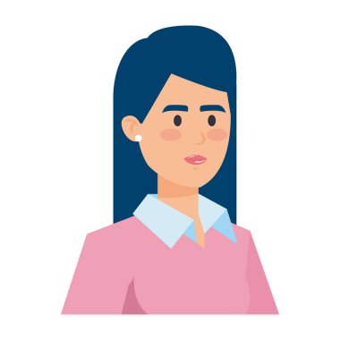 şık iş kadını avatar karakter