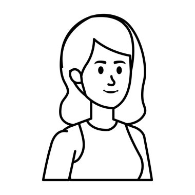 güzel genç kadın karakter