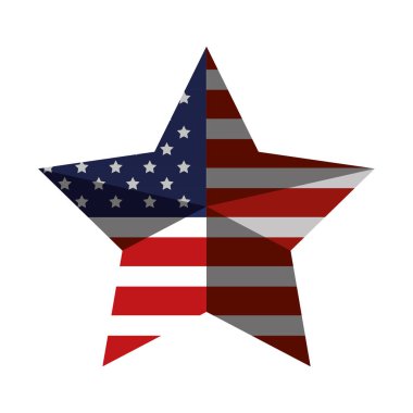 Amerika Birleşik Devletleri bayrağı ile yıldız