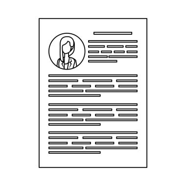 kadın özgeçmiş belgesi