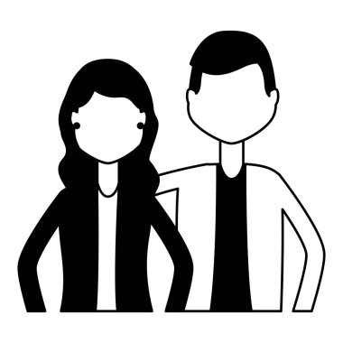 erkek ve kadın portresi