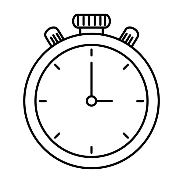 Chronometer timer geïsoleerde pictogram — Stockvector