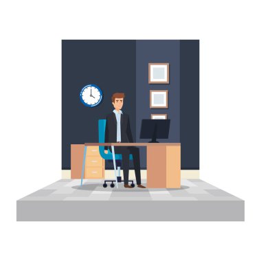 İşyerinde zarif işadamı