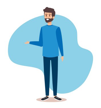 saç ve rahat giysiler ile güzel bir çocuk