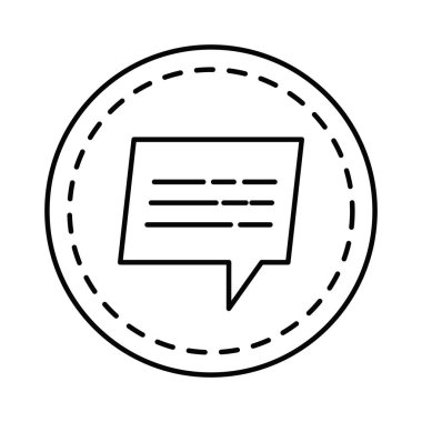 konuşma balonu ileti simgesi