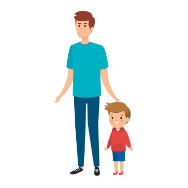 oğul karakterli genç baba