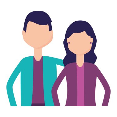 erkek ve kadın portresi