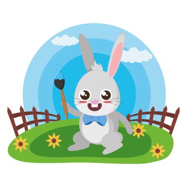 Havuçlu Sevimli Tavşan