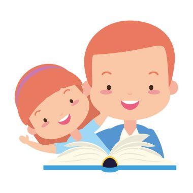 kitap ile baba kızı