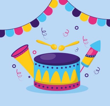 davul havai fişek karnaval