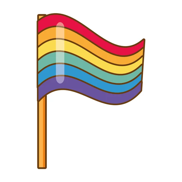 LGBT Pride liefde — Stockvector