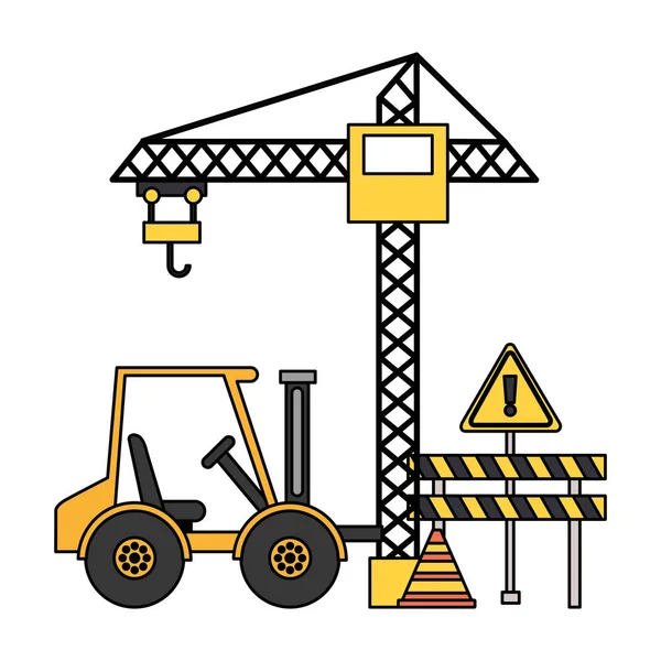 Construction equipment icon — Stock Vector