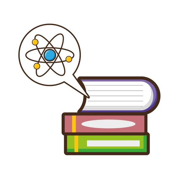 分子书籍实验室科学 — 图库矢量图片