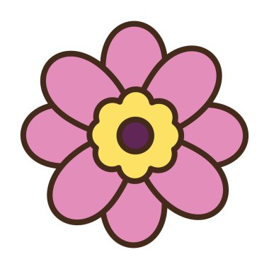 pembe çiçek süslemesi