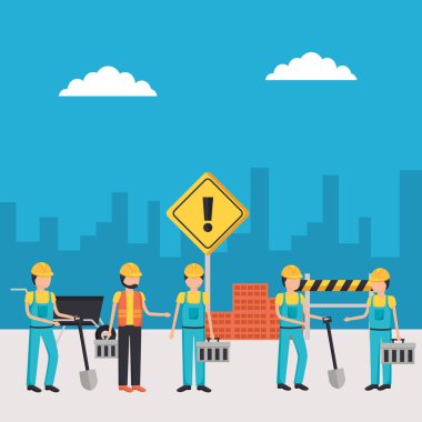 işçi inşaat ekipmanları