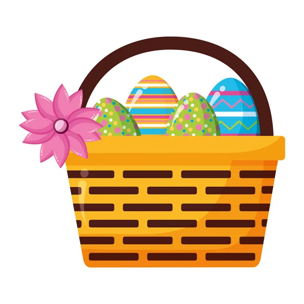 Happy easter eggs — Stock Vector