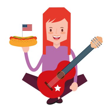 Amerikan Bağımsızlık günü insanlar