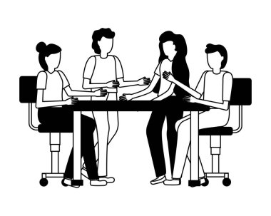 takım çalışması kişi toplantısı