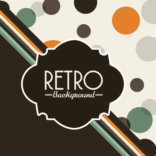 Vetor de fundo retrô — Vetor de Stock